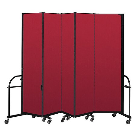 Screenflex Heavy Duty Room Divider, 5 Panel, 7 ft. 4" HFSL745-DR