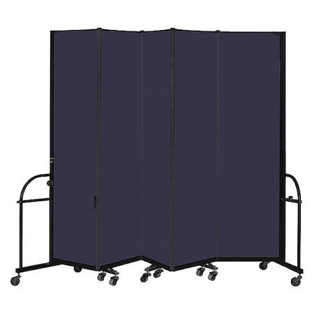 Screenflex Heavy Duty Room Divider, 5 Panel, 7 ft. 4" HFSL745-DV