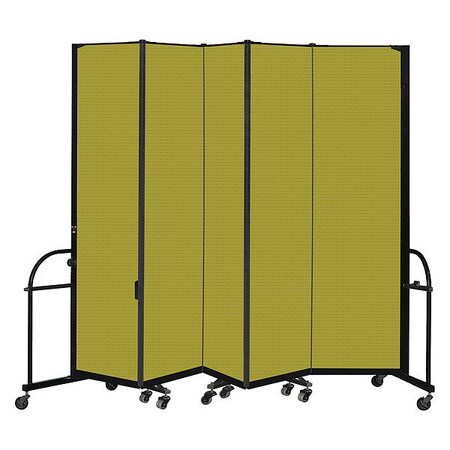 Screenflex Heavy Duty Room Divider, 5 Panel, 7 ft. 4" HFSL745-DA