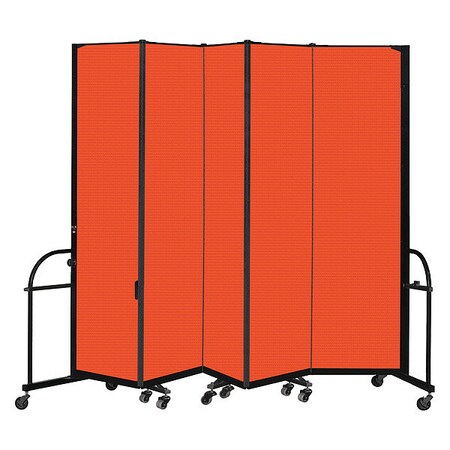 Screenflex Heavy Duty Room Divider, 5 Panel, 7 ft. 4" HFSL745-DJ