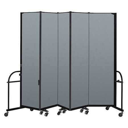 Screenflex Heavy Duty Room Divider, 5 Panel, 7 ft. 4" HFSL745-VB