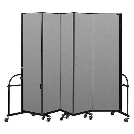 Screenflex Heavy Duty Room Divider, 5 Panel, 7 ft. 4" HFSL745-VG