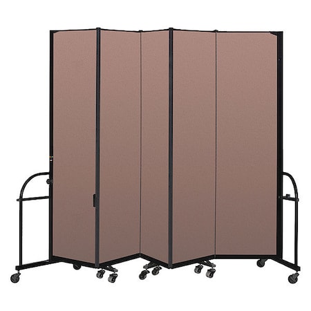 Screenflex Heavy Duty Room Divider, 5 Panel, 7 ft. 4" HFSL745-VM