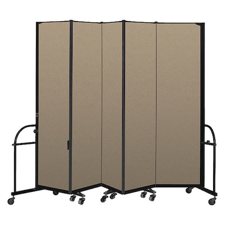 Screenflex Heavy Duty Room Divider, 5 Panel, 7 ft. 4" HFSL745-VO