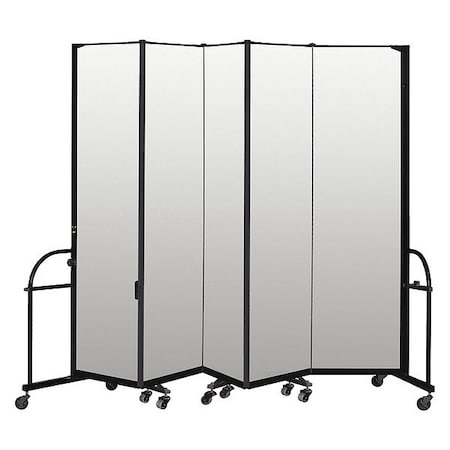 Screenflex Heavy Duty Room Divider, 5 Panel, 7 ft. 4" HFSL745-VT