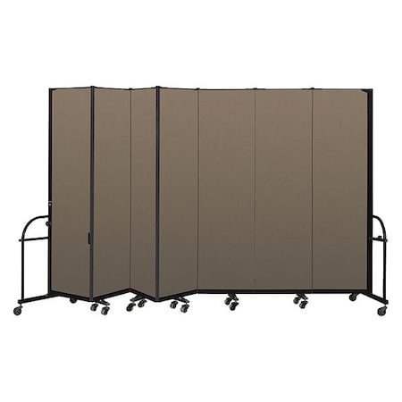 Screenflex Heavy Duty Room Divider, 7 Panel, 7 ft. 4" HFSL747-DO