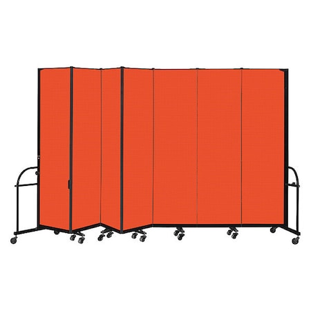 Screenflex Heavy Duty Room Divider, 7 Panel, 7 ft. 4" HFSL747-DJ