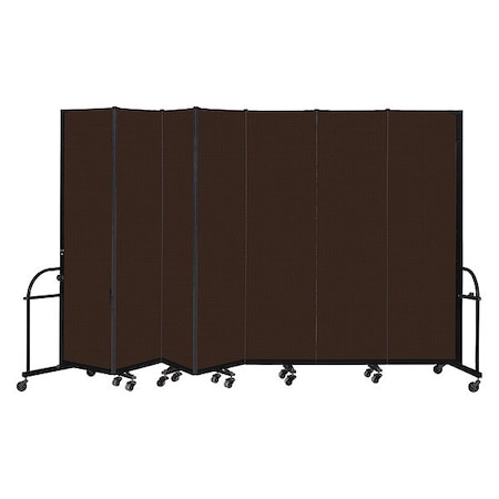 Screenflex Heavy Duty Room Divider, 7 Panel, 7 ft. 4" HFSL747-DD