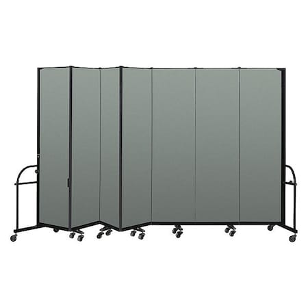 Screenflex Heavy Duty Room Divider, 7 Panel, 7 ft. 4" HFSL747-VN