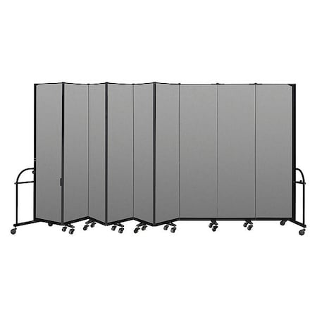Screenflex Heavy Duty Room Divider, 9 Panel, 7 ft. 4" HFSL749-VG
