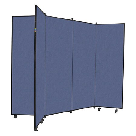 Screenflex Display Tower, 6 Panel, 6ft5"H, PrimaryBlue CDS686-DS
