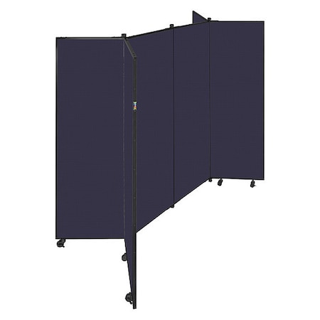 Screenflex Display Tower, 6 Panel, 6ft.5"H, Navy CDS686-DV