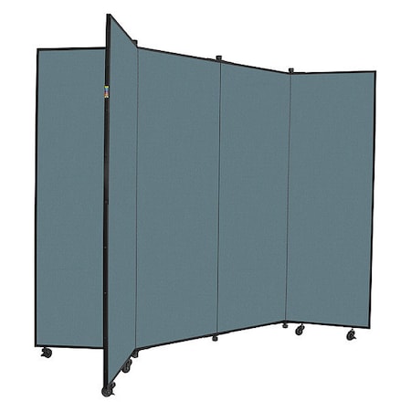 Screenflex Display Tower, 6 Panel, 6ft.5"H, Lake CDS686-DB