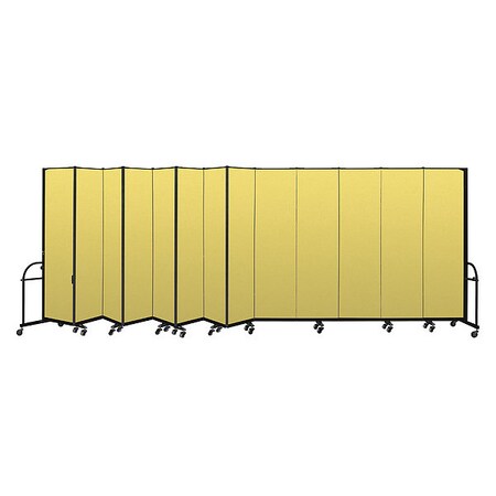 Screenflex Heavy Duty Room Divider, 13 Panel, 7 ft. 4 HFSL7413-DY