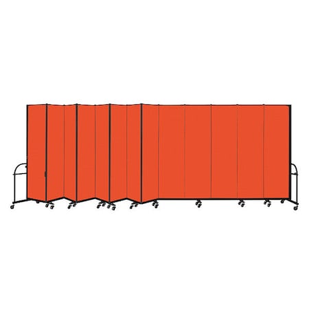 Screenflex Heavy Duty Room Divider, 13 Panel, 7 ft. 4 HFSL7413-DJ