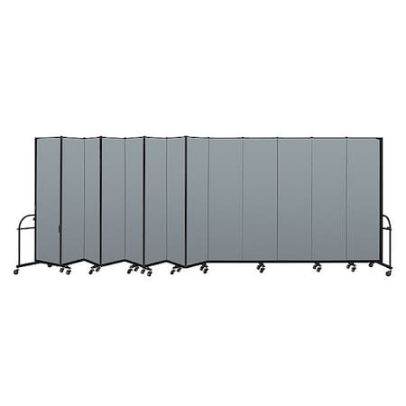 Screenflex Heavy Duty Room Divider, 13 Panel, 7 ft. 4 HFSL7413-VB