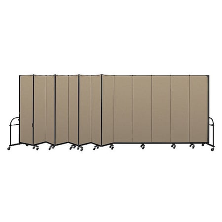 Screenflex Heavy Duty Room Divider, 13 Panel, 7 ft. 4 HFSL7413-VO