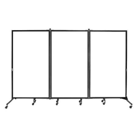 Screenflex White Board Divider, 3 Panel, 6 ft. 2"H CRDW3