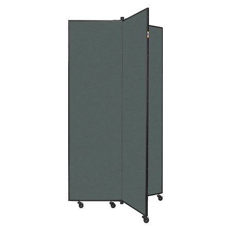 Screenflex Display Tower, 3 Panel, 5ft.9"H, Mallard CDS603-DN