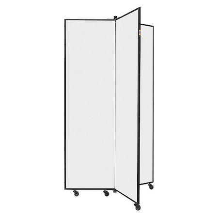 Screenflex Display Tower, 3 Panel, 5ft.9"H, White CDS603-DT