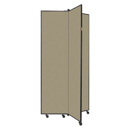Screenflex Display Tower, 3 Panel, 6ft.5"H, Desert CDS683-DW