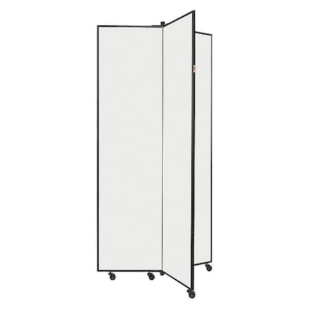 Screenflex Display Tower, 3 Panel, 6ft.5"H, White CDS683-DT