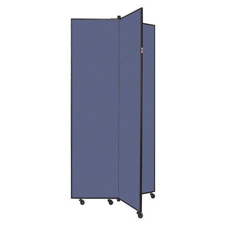 Screenflex Display Tower, 3 Panel, 6ft5"H, PrimaryBlue CDS683-DS