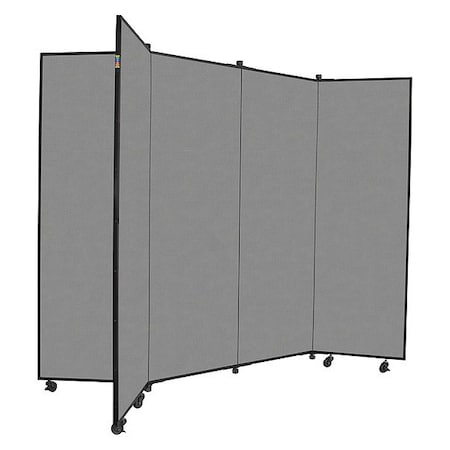 Screenflex Display Tower, 6 Panel, 5ft.9"H, Stone CDS606-DG
