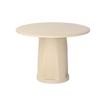 Cortech Circle Table, Polyethylene Top, Sand 668SD