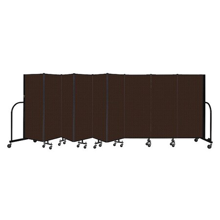 Screenflex Portable Room Divider, 9 Panel, 5 ft. H CFSL509-DD