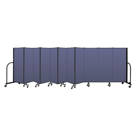 Screenflex Portable Room Divider, 11 Panel, 5 ft. H CFSL5011-DS