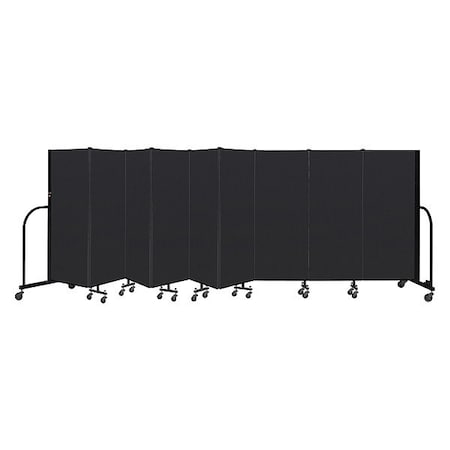Screenflex Portable Room Divider, 9 Panel, 5 ft. H CFSL509-DX