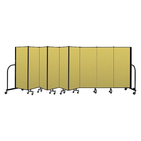 Screenflex Portable Room Divider, 9 Panel, 5 ft. H CFSL509-DY