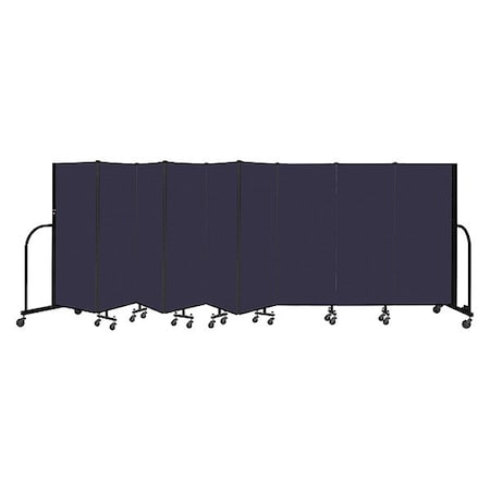 Screenflex Portable Room Divider, 9 Panel, 5 ft. H CFSL509-DV