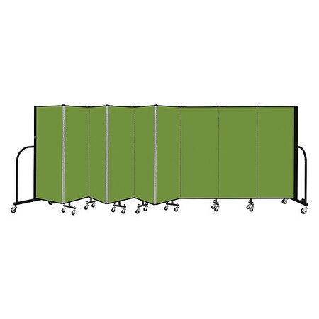 Screenflex Portable Room Divider, 9 Panel, 5 ft. H CFSL509-DA