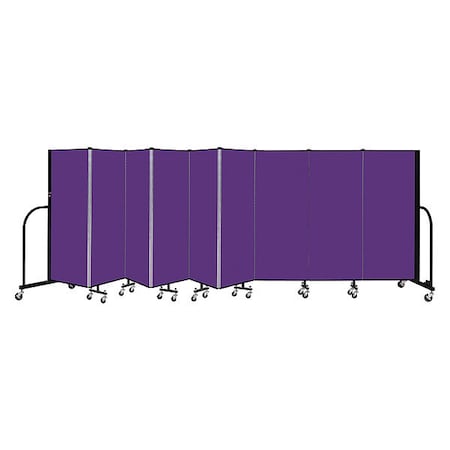 Screenflex Portable Room Divider, 9 Panel, 5 ft. H CFSL509-DP