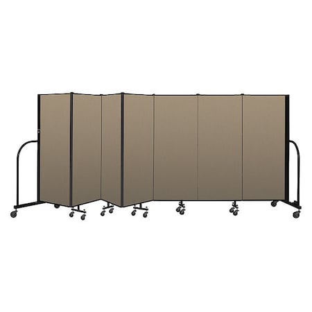 Screenflex Portable Room Divider, 7 Panel, 5 ft. H CFSL507-CW