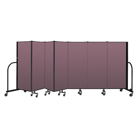 Screenflex Portable Room Divider, 7 Panel, 5 ft. H CFSL507-DM