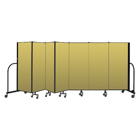 Screenflex Portable Room Divider, 7 Panel, 5 ft. H CFSL507-DY