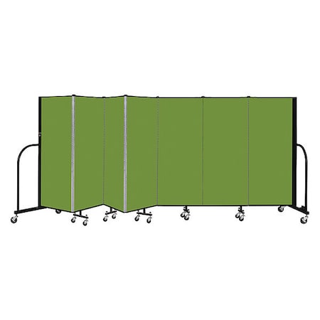 Screenflex Portable Room Divider, 7 Panel, 5 ft. H CFSL507-DA