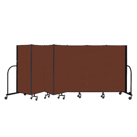 Screenflex Portable Room Divider, 7 Panel, 5 ft. H CFSL507-DE