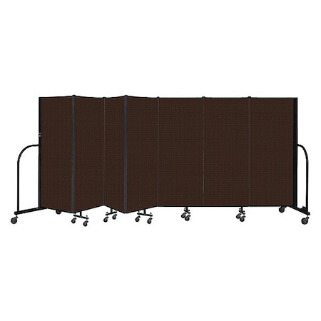 Screenflex Portable Room Divider, 7 Panel, 5 ft. H CFSL507-DD