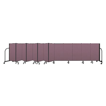 Screenflex Portable Room Divider, 13 Panel, 4 ft. H CFSL4013-DM