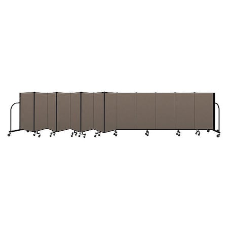 Screenflex Portable Room Divider, 13 Panel, 4 ft. H CFSL4013-DO