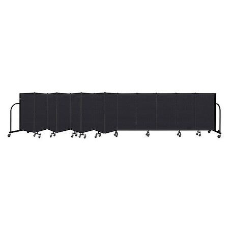Screenflex Portable Room Divider, 13 Panel, 4 ft. H CFSL4013-DX