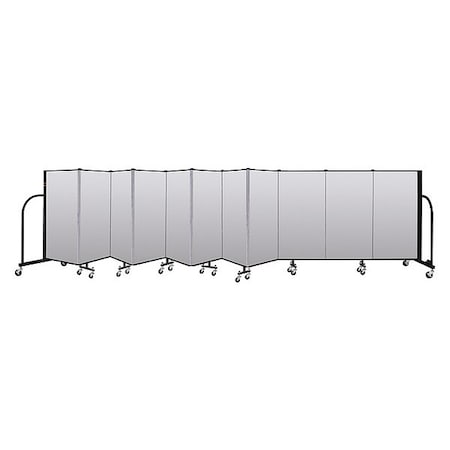Screenflex Portable Room Divider, 11 Panel, 4 ft. H CFSL4011-DT