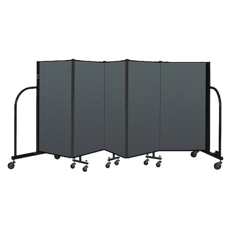 Screenflex Portable Room Divider, 5 Panel, 4 ft. H CFSL405-DN