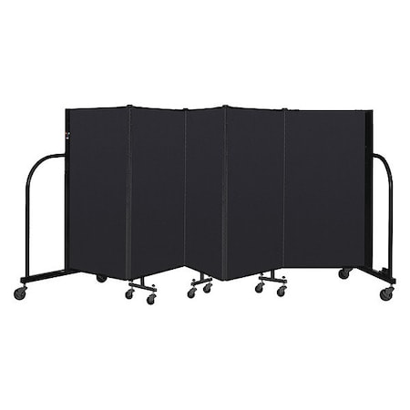 Screenflex Portable Room Divider, 5 Panel, 4 ft. H CFSL405-DX