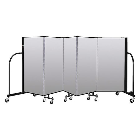 Screenflex Portable Room Divider, 5 Panel, 4 ft. H CFSL405-DT