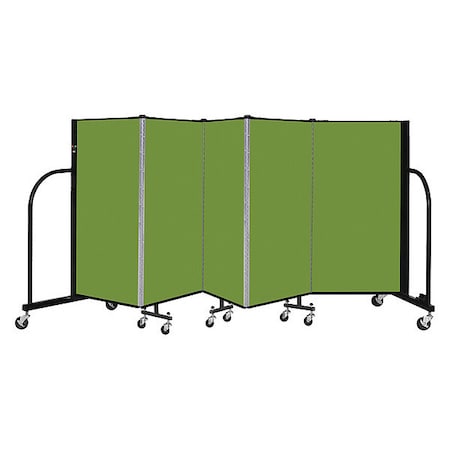 Screenflex Portable Room Divider, 5 Panel, 4 ft. H CFSL405-DA